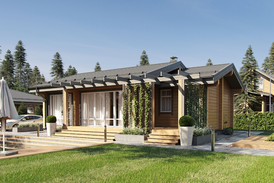 Баня «Байкал» с бассейном